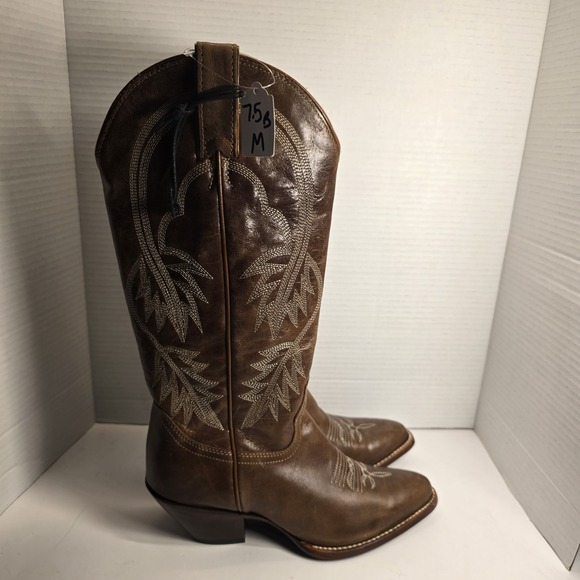Idyllwind Womens Brown Leather Western Cowboy Boots Size 7.5 M - Picture 1 of 9